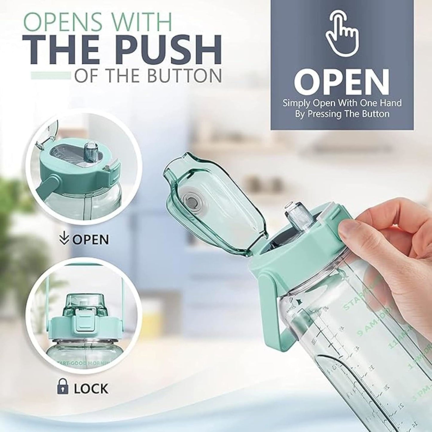 Motivational Sipper Bottle - 2 LTR